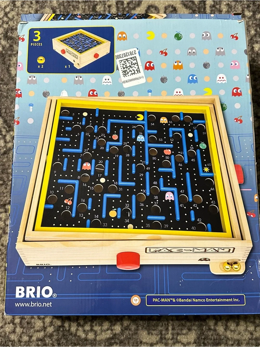 BRIO Labyrinth Game with Pac-Man 34065 for ages 6 and up Toy Wooden Maze Game
